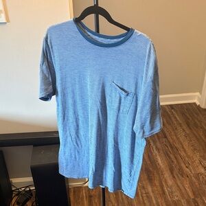Hurley Blue Striped Short Sleeve Tee